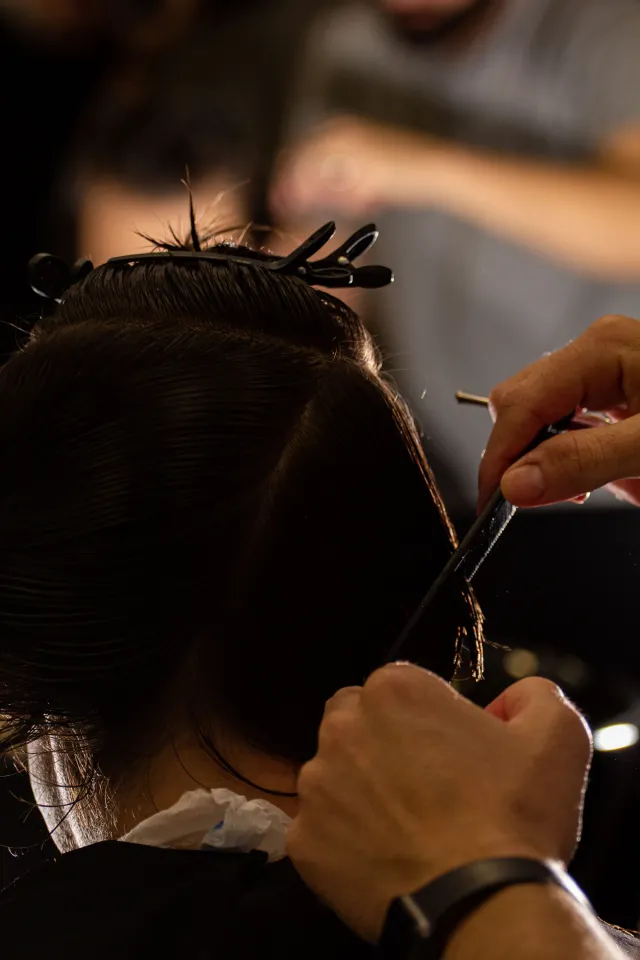 Hair look — cutting precision